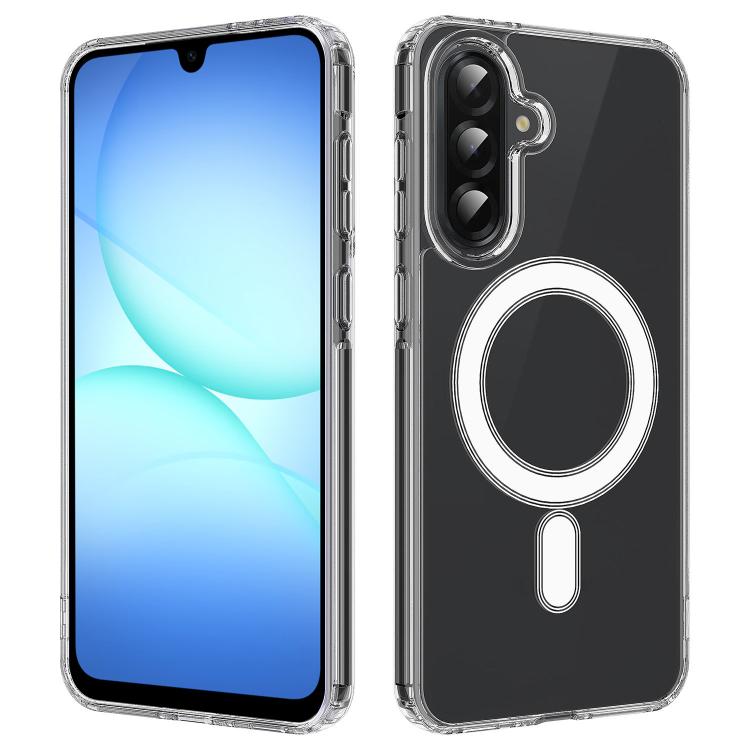 Custodia magnetica MagSafe in acrilico trasparente TPU con foro grande per fotocamera, For Samsung Galaxy A57 5G, For Samsung Galaxy A37 5G, For Samsung Galaxy A17 5G / 4G, For Samsung Galaxy A07 5G / 4G, For Samsung Galaxy A06 5G / 4G                 ...