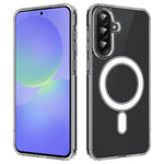 Custodia magnetica MagSafe in acrilico trasparente TPU con foro grande per fotocamera, For Samsung Galaxy A57 5G, For Samsung Galaxy A37 5G, For Samsung Galaxy A17 5G / 4G, For Samsung Galaxy A07 5G / 4G, For Samsung Galaxy A06 5G / 4G                 ...