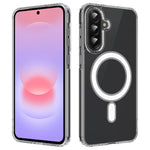 Custodia magnetica MagSafe in acrilico trasparente TPU con foro grande per fotocamera, For Samsung Galaxy A57 5G, For Samsung Galaxy A37 5G, For Samsung Galaxy A17 5G / 4G, For Samsung Galaxy A07 5G / 4G, For Samsung Galaxy A06 5G / 4G                 ...