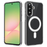 Custodia magnetica MagSafe in acrilico trasparente TPU con foro grande per fotocamera, For Samsung Galaxy A57 5G, For Samsung Galaxy A37 5G, For Samsung Galaxy A17 5G / 4G, For Samsung Galaxy A07 5G / 4G, For Samsung Galaxy A06 5G / 4G                 ...