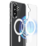 Custodia magnetica MagSafe in acrilico trasparente TPU con foro grande per fotocamera, For Samsung Galaxy A57 5G, For Samsung Galaxy A37 5G, For Samsung Galaxy A17 5G / 4G, For Samsung Galaxy A07 5G / 4G, For Samsung Galaxy A06 5G / 4G                 ...