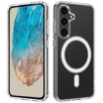 Custodia magnetica MagSafe in acrilico trasparente TPU con foro grande per fotocamera, For Samsung Galaxy M36 5G / F36 5G, For Samsung Galaxy M56 5G / F56 5G, For Samsung Galaxy M16 5G / F16 5G, For Samsung Galaxy M14 / F14 5G                          ...