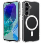 Custodia magnetica MagSafe in acrilico trasparente TPU con foro grande per fotocamera, For Samsung Galaxy M36 5G / F36 5G, For Samsung Galaxy M56 5G / F56 5G, For Samsung Galaxy M16 5G / F16 5G, For Samsung Galaxy M14 / F14 5G                          ...