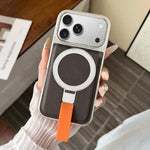 Anello con texture diamantata galvanizzata e supporto magnetico per telefono, For iPhone 17 Pro Max, For iPhone 17 Pro, For iPhone 17, For iPhone Air