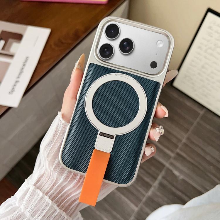 Anello con texture diamantata galvanizzata e supporto magnetico per telefono, For iPhone 17 Pro Max, For iPhone 17 Pro, For iPhone 17, For iPhone Air
