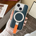 Anello con texture diamantata galvanizzata e supporto magnetico per telefono, For iPhone 15 Pro Max, For iPhone 15 Pro, For iPhone 15 Plus, For iPhone 15