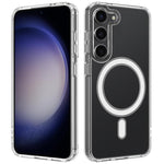 Custodia magnetica MagSafe in acrilico trasparente TPU con foro grande per fotocamera, For Galaxy S26 FE 5G, For Samsung Galaxy S26+ 5G, For Samsung Galaxy S26 Ultra 5G, For Samsung Galaxy S26 5G, For Samsung Galaxy S25 FE 5G                           ...