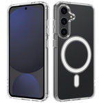 Custodia magnetica MagSafe in acrilico trasparente TPU con foro grande per fotocamera, For Galaxy S26 FE 5G, For Samsung Galaxy S26+ 5G, For Samsung Galaxy S26 Ultra 5G, For Samsung Galaxy S26 5G, For Samsung Galaxy S25 FE 5G                           ...