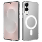 Custodia magnetica MagSafe in acrilico trasparente TPU con foro grande per fotocamera, For Galaxy S26 FE 5G, For Samsung Galaxy S26+ 5G, For Samsung Galaxy S26 Ultra 5G, For Samsung Galaxy S26 5G, For Samsung Galaxy S25 FE 5G                           ...