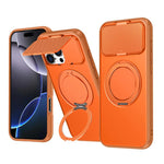 ShellGod - Supporto magnetico girevole con protezione per obiettivo in PC TPU - Custodia ibrida per telefono, For iPhone 17e / 16e, For iPhone Air, For iPhone 16 Pro Max, For iPhone 16 Pro