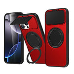 ShellGod - Supporto magnetico girevole con protezione per obiettivo in PC TPU - Custodia ibrida per telefono, For iPhone 15 Pro Max, For iPhone 15 Pro