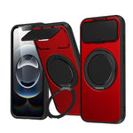 ShellGod - Supporto magnetico girevole con protezione per obiettivo in PC TPU - Custodia ibrida per telefono, For iPhone 17e / 16e, For iPhone Air, For iPhone 16 Pro Max, For iPhone 16 Pro