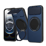 ShellGod - Supporto magnetico girevole con protezione per obiettivo in PC TPU - Custodia ibrida per telefono, For iPhone 17e / 16e, For iPhone Air, For iPhone 16 Pro Max, For iPhone 16 Pro