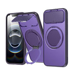 ShellGod - Supporto magnetico girevole con protezione per obiettivo in PC TPU - Custodia ibrida per telefono, For iPhone 17e / 16e, For iPhone Air, For iPhone 16 Pro Max, For iPhone 16 Pro