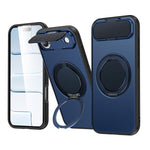 ShellGod - Supporto magnetico girevole con protezione per obiettivo in PC TPU - Custodia ibrida per telefono, For iPhone 17e / 16e, For iPhone Air, For iPhone 16 Pro Max, For iPhone 16 Pro