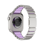 Cinturino per orologio magnetico in acciaio inossidabile con fibbia Norman e passante singolo per la vita., For Apple Watch 46mm / 49mm / 45mm / 44mm, For Apple Watch 42mm / 41mm / 40mm / 38mm