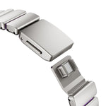 Cinturino per orologio magnetico in acciaio inossidabile con fibbia Norman e passante singolo per la vita., For Apple Watch 46mm / 49mm / 45mm / 44mm, For Apple Watch 42mm / 41mm / 40mm / 38mm