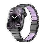 Cinturino per orologio magnetico in acciaio inossidabile con fibbia Norman e passante singolo per la vita., For Apple Watch 46mm / 49mm / 45mm / 44mm, For Apple Watch 42mm / 41mm / 40mm / 38mm