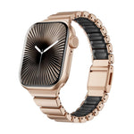 Cinturino per orologio magnetico in acciaio inossidabile con fibbia Norman e passante singolo per la vita., For Apple Watch 46mm / 49mm / 45mm / 44mm, For Apple Watch 42mm / 41mm / 40mm / 38mm