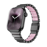 Cinturino per orologio magnetico in acciaio inossidabile con fibbia Norman e passante singolo per la vita., For Apple Watch 46mm / 49mm / 45mm / 44mm, For Apple Watch 42mm / 41mm / 40mm / 38mm