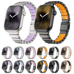 Cinturino per orologio magnetico in acciaio inossidabile con fibbia Norman e passante singolo per la vita., For Apple Watch 46mm / 49mm / 45mm / 44mm, For Apple Watch 42mm / 41mm / 40mm / 38mm