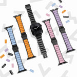 Cinturino per orologio magnetico in acciaio inossidabile con fibbia Norman e passante singolo per la vita., For Apple Watch 46mm / 49mm / 45mm / 44mm, For Apple Watch 42mm / 41mm / 40mm / 38mm