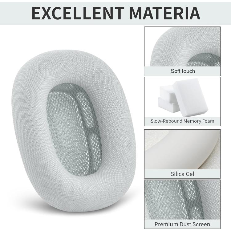 XDcase 1 paio di cuscinetti auricolari di ricambio in spugna magnetica morbida, For AirPods Max