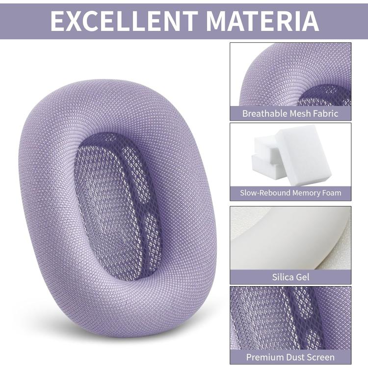 XDcase 1 paio di cuscinetti auricolari di ricambio magnetici in tessuto a rete, For AirPods Max 2