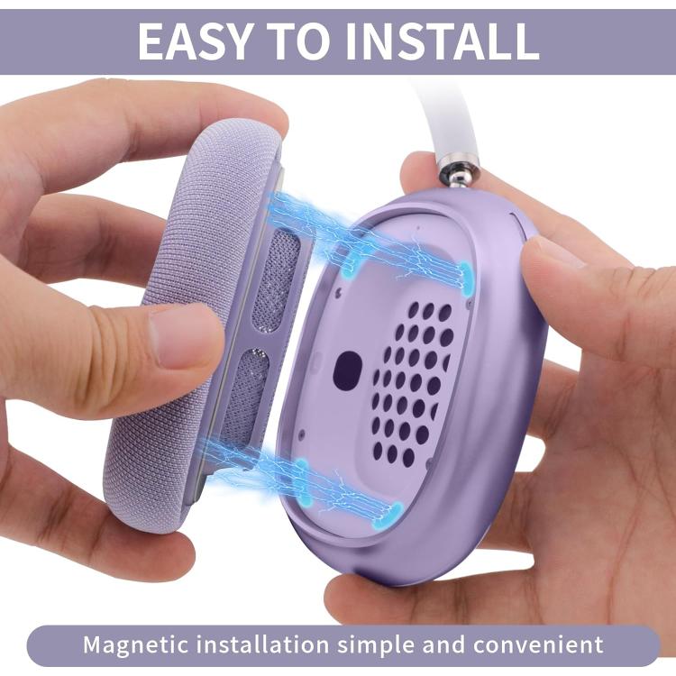 XDcase 1 paio di cuscinetti auricolari di ricambio magnetici in tessuto a rete, For AirPods Max 2