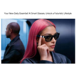 Occhiali MT5 Ultra Smart AI con fotocamera HD da 8 MP, registrazione video, trasmissione Wi-Fi e assistente vocale AI intelligente., Sunglasses, Anti Blue Light Lens