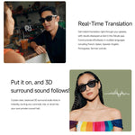 Occhiali MT5 Ultra Smart AI con fotocamera HD da 8 MP, registrazione video, trasmissione Wi-Fi e assistente vocale AI intelligente., Sunglasses, Anti Blue Light Lens