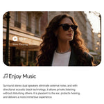 Occhiali MT5 Ultra Smart AI con fotocamera HD da 8 MP, registrazione video, trasmissione Wi-Fi e assistente vocale AI intelligente., Sunglasses, Anti Blue Light Lens