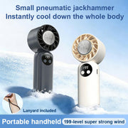 Ventilatore portatile WD-01 Mini Ice Cooling con display digitale