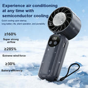 Ventilatore portatile WD-01 Mini Ice Cooling con display digitale