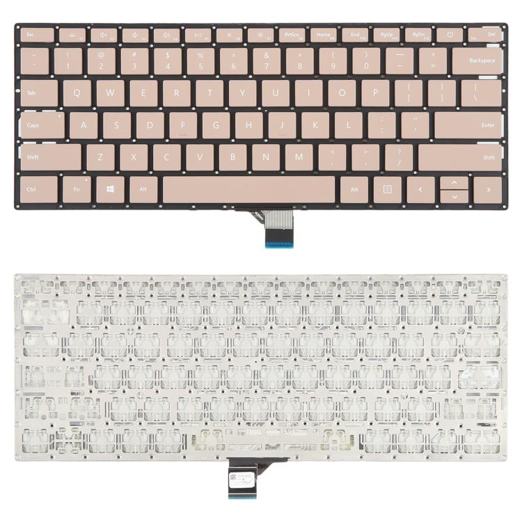 Tastiera per laptop versione USA, For Microsoft Surface Laptop 3 / 4(Gold)