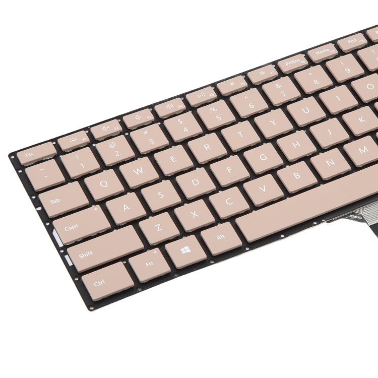 Tastiera per laptop versione USA, For Microsoft Surface Laptop 3 / 4(Gold)
