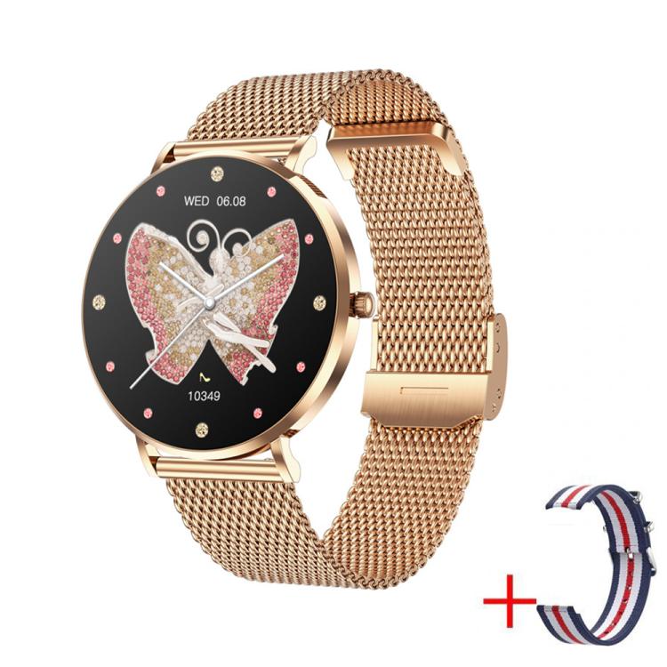 Smartwatch Bluetooth T8 da 1,3 pollici con monitoraggio di frequenza cardiaca, pressione sanguigna e ossigenazione del sangue., Dual Straps, Single Strap
