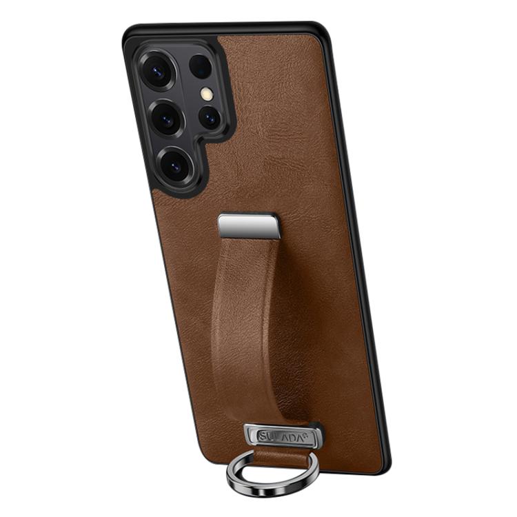 Custodia per telefono SULADA PC Hybrid con texture effetto pelle, resistente agli urti., For Samsung Galaxy S26+ 5G, For Samsung Galaxy S26 Ultra 5G, For Samsung Galaxy S26 5G