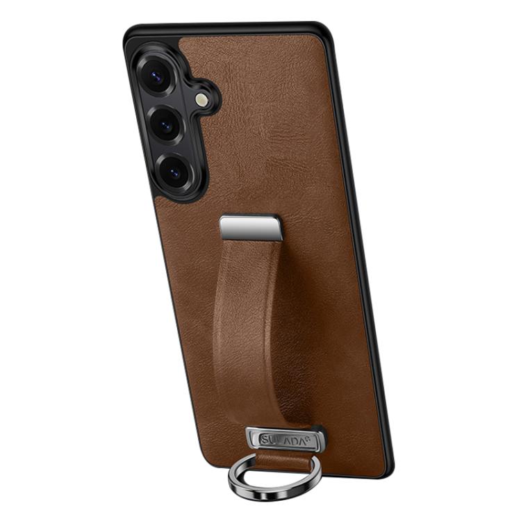 Custodia per telefono SULADA PC Hybrid con texture effetto pelle, resistente agli urti., For Samsung Galaxy S26+ 5G, For Samsung Galaxy S26 Ultra 5G, For Samsung Galaxy S26 5G