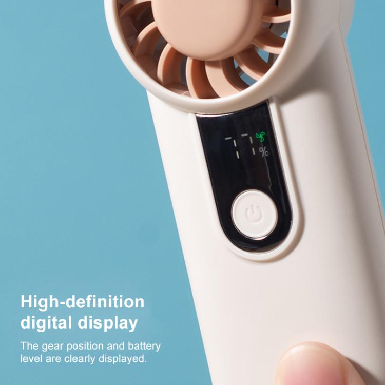 H07 Mini ventilatore portatile ad alta velocità con display digitale