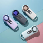 H07 Mini ventilatore portatile ad alta velocità con display digitale