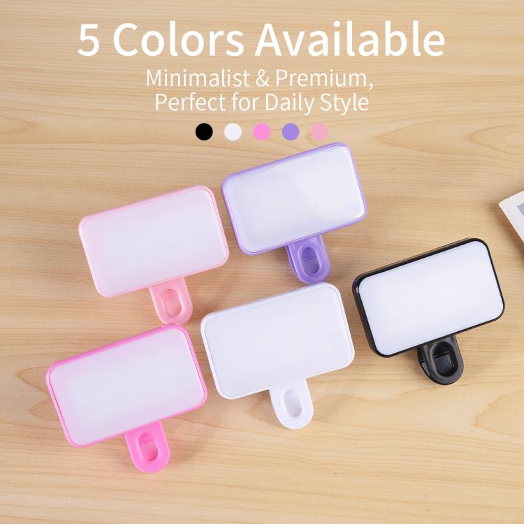 Mini luce di riempimento portatile con clip 150 mAh, senza cavo di ricarica, 150mAh