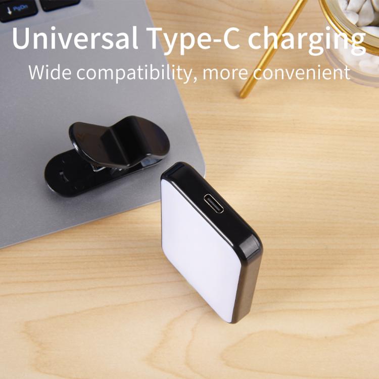 Mini luce di riempimento portatile con clip 150 mAh, senza cavo di ricarica, 150mAh