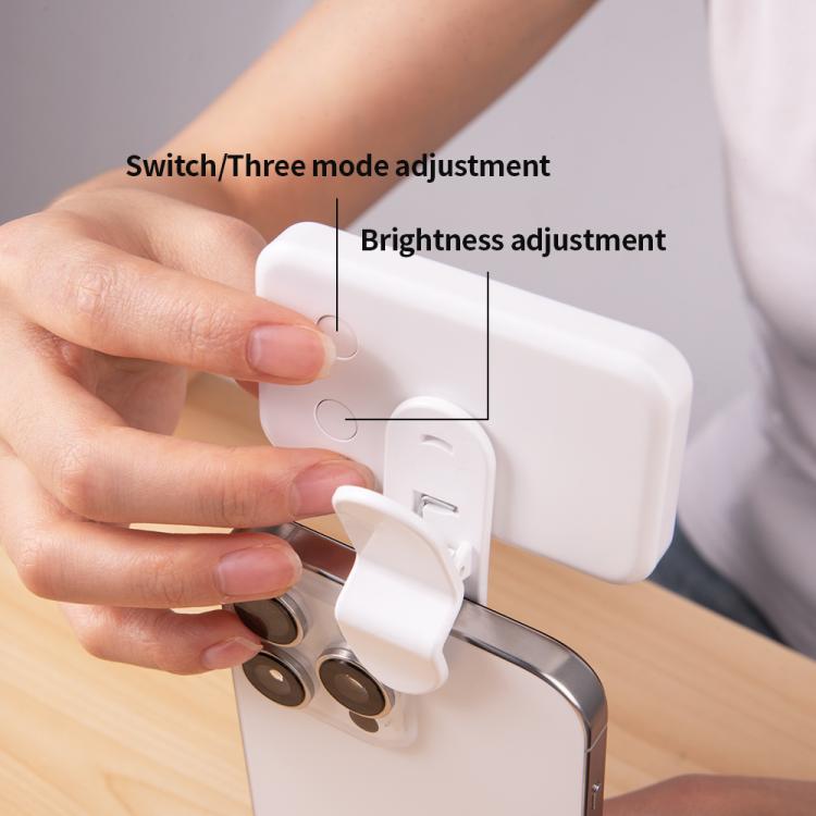 Mini luce di riempimento portatile con clip 150 mAh, senza cavo di ricarica, 150mAh