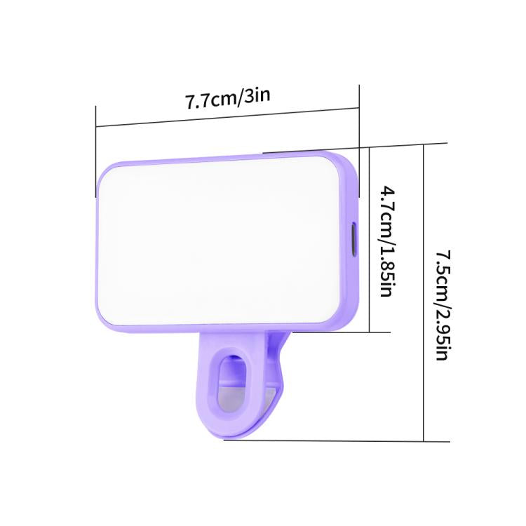 Mini luce di riempimento portatile con clip 150 mAh, senza cavo di ricarica, 150mAh