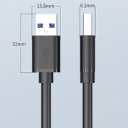 Cavo dati bidirezionale USB 3.0 maschio-maschio WG135 per box per hard disk esterni., 0.3m, 0.5m, 1m, 1.5m, 2m, 3m, 5m