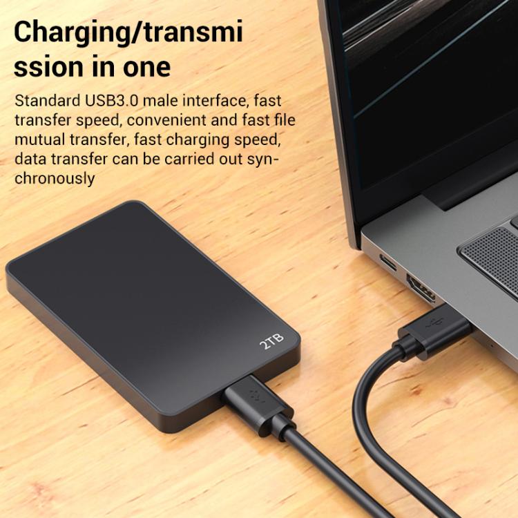 Cavo dati bidirezionale USB 3.0 maschio-maschio WG135 per box per hard disk esterni., 0.3m, 0.5m, 1m, 1.5m, 2m, 3m, 5m