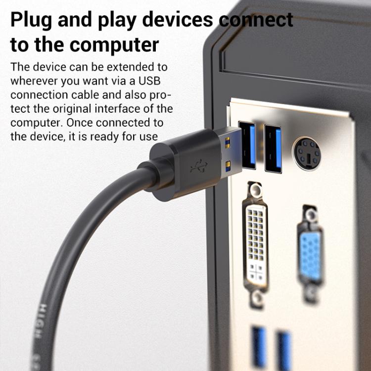 Cavo dati bidirezionale USB 3.0 maschio-maschio WG135 per box per hard disk esterni., 0.3m, 0.5m, 1m, 1.5m, 2m, 3m, 5m
