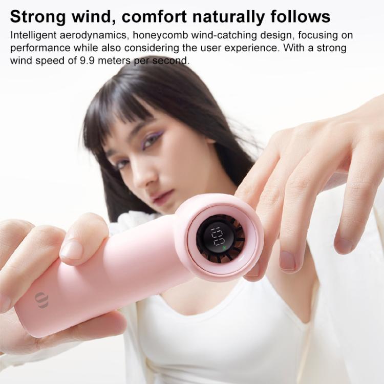 L03 Mini ventilatore portatile silenzioso ad alta velocità con display digitale