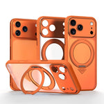 Custodia per telefono SULADA Transforms In 17 Pro semitrasparente opaca con supporto magnetico girevole., For iPhone 18 Pro, For iPhone 18 Pro Max, For iPhone 17 Pro Max, For iPhone 17 Pro